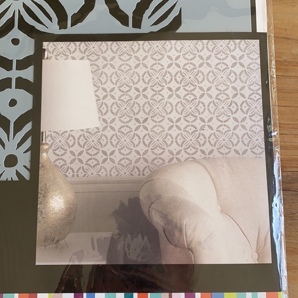 🆕 Laser Stencil “Batik Print” for DIY Projects 1pc 17.25” x 19.5” - Picture 3 of 11